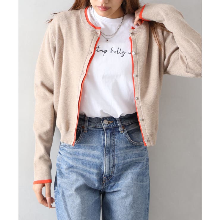 配色ニットカーデ | SpRay | 詳細画像39 