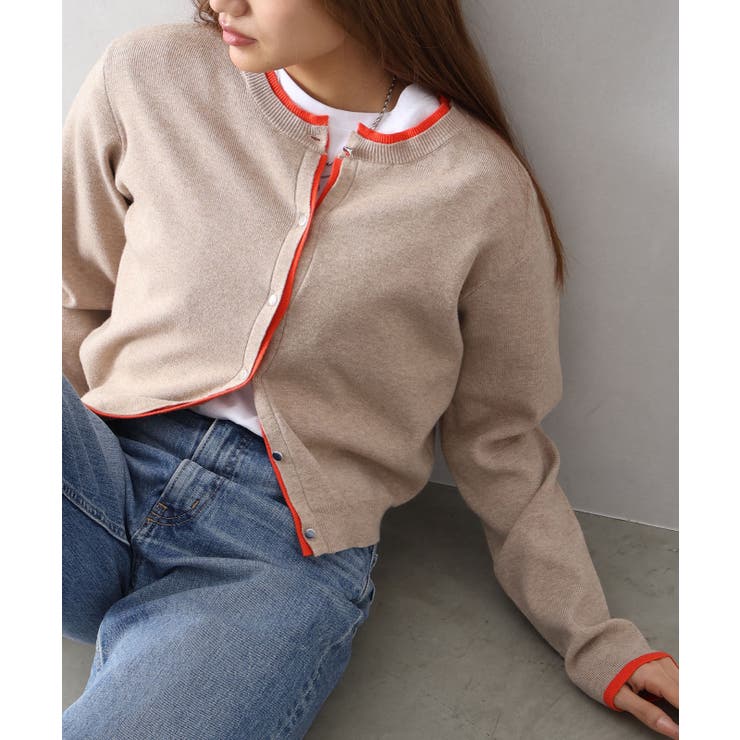 配色ニットカーデ | SpRay | 詳細画像40 