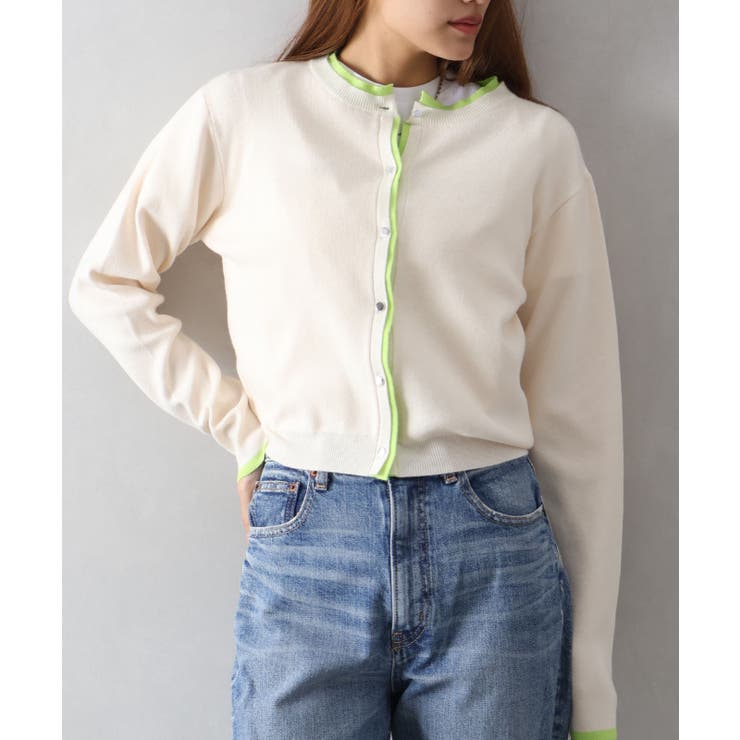 配色ニットカーデ | SpRay | 詳細画像45 