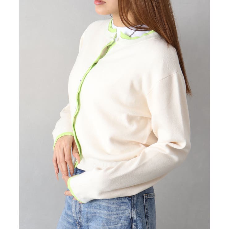 配色ニットカーデ | SpRay | 詳細画像46 