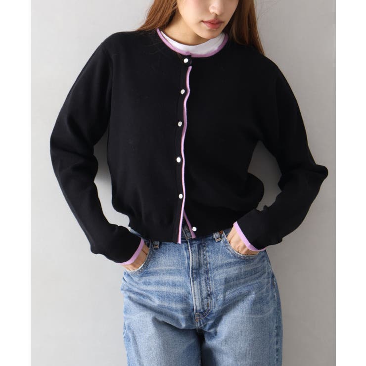 配色ニットカーデ | SpRay | 詳細画像50 