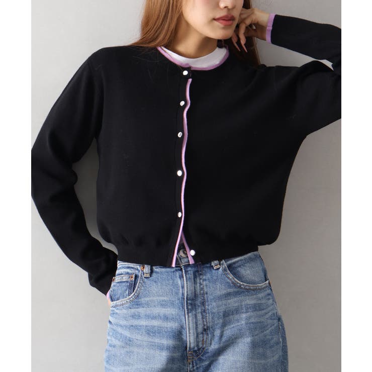 配色ニットカーデ | SpRay | 詳細画像53 