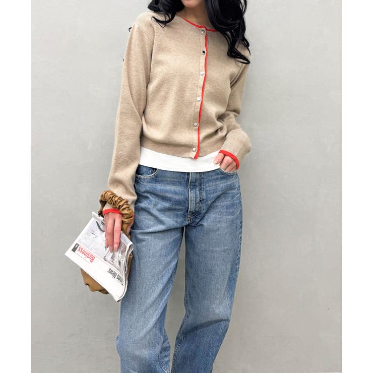 配色ニットカーデ | SpRay | 詳細画像5 