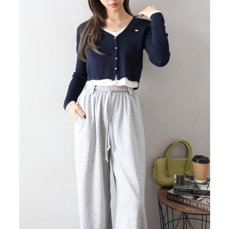 配色プレートカーディガン | SpRay | 詳細画像11 