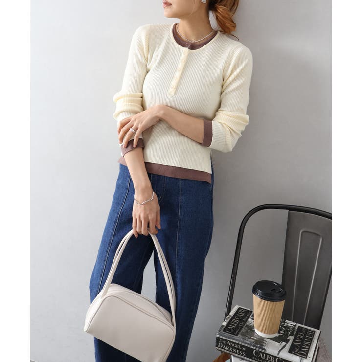 リブ配色フェイクレイヤード | SpRay | 詳細画像20 