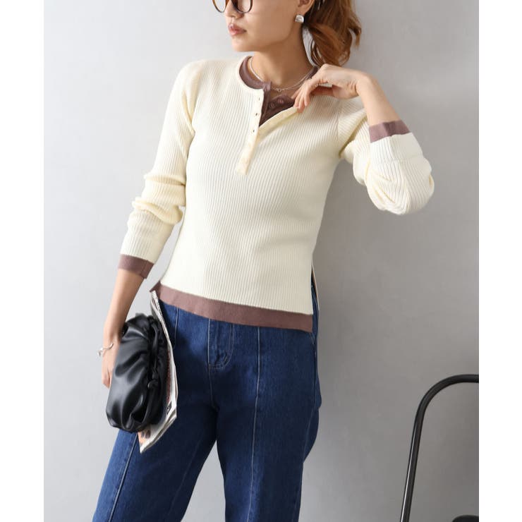 リブ配色フェイクレイヤード | SpRay | 詳細画像22 