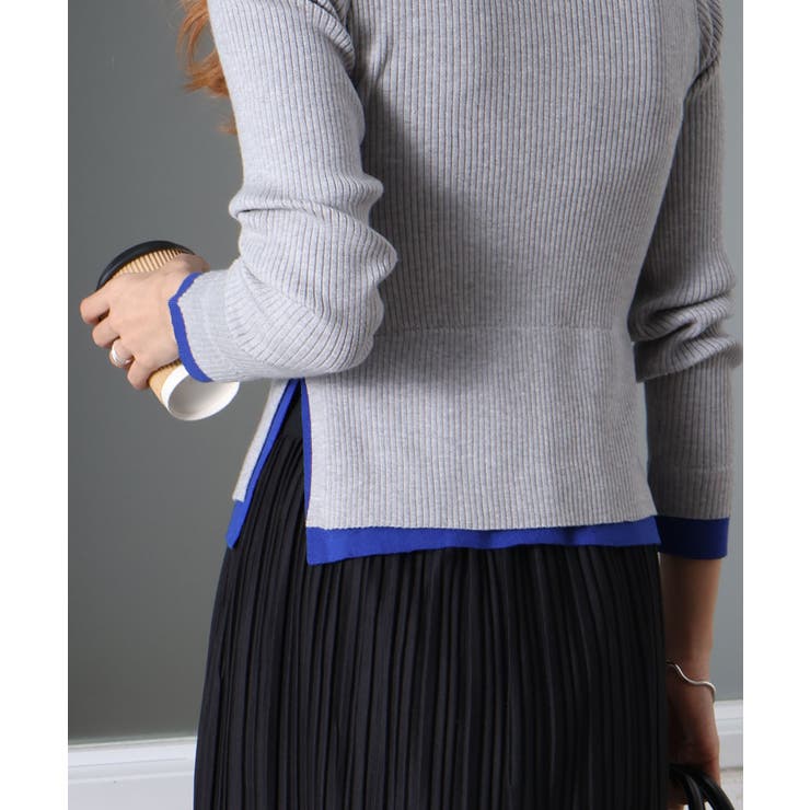 リブ配色フェイクレイヤード | SpRay | 詳細画像6 