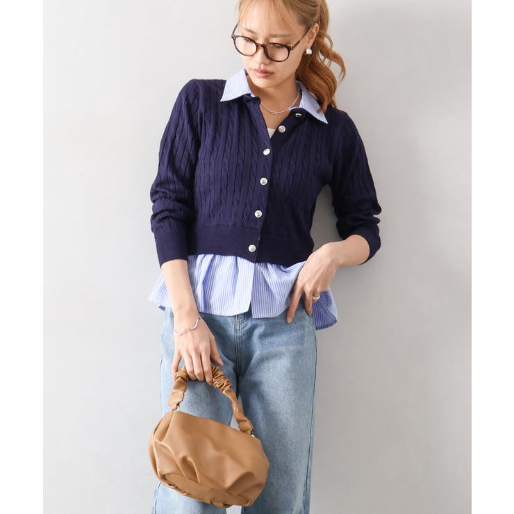 ケーブルドッキングカーディガン | SpRay | 詳細画像20 