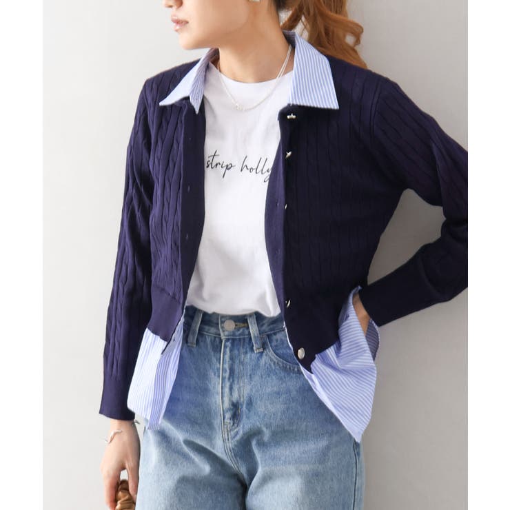 ケーブルドッキングカーディガン | SpRay | 詳細画像22 