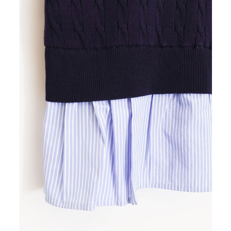 ケーブルドッキングショートスリーブカーディガン | SpRay | 詳細画像21 