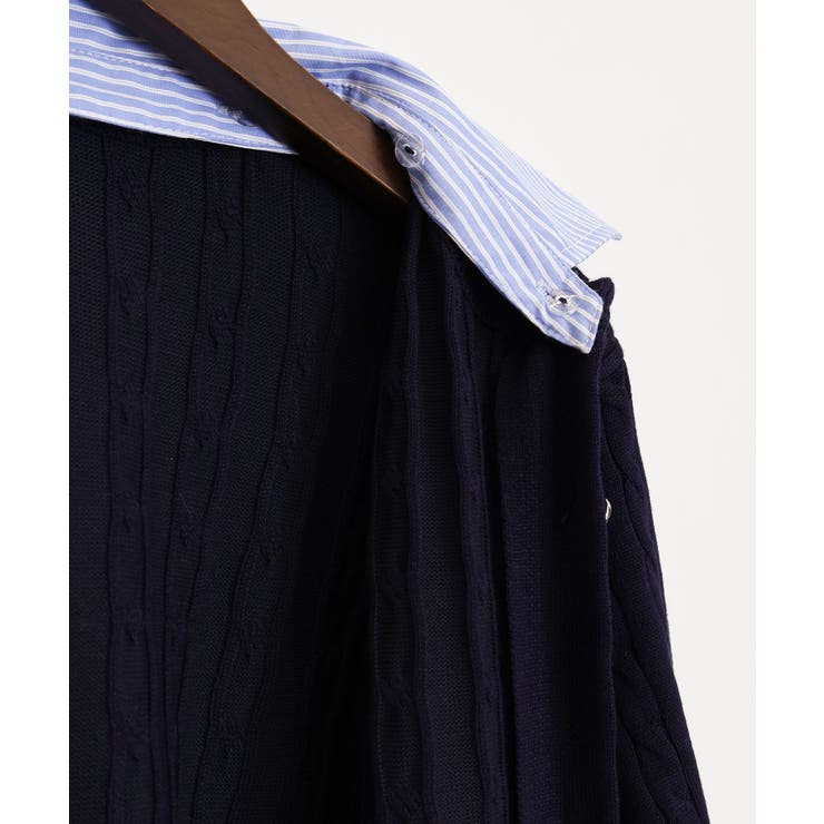 ケーブルドッキングショートスリーブカーディガン | SpRay | 詳細画像22 