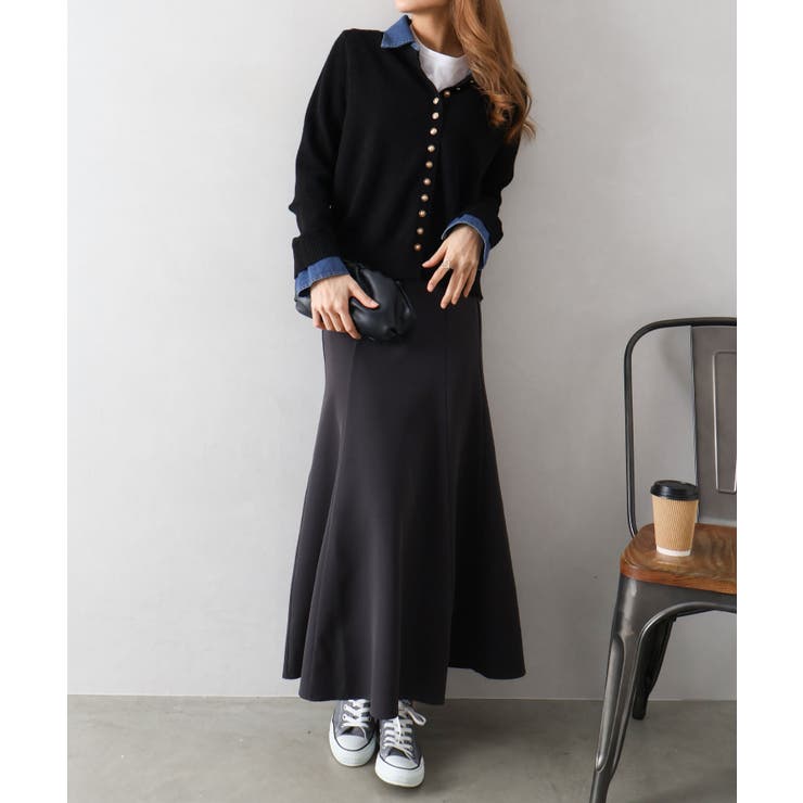 ジョーゼットマーメイドロングスカート | SpRay | 詳細画像6 