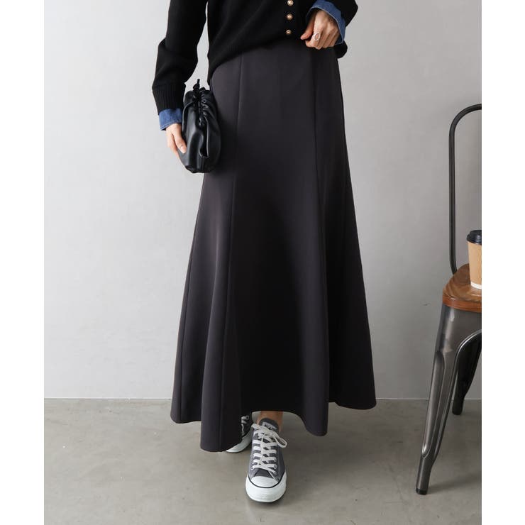 チャコールグレー | ジョーゼットマーメイドロングスカート | SpRay