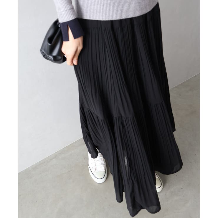 プリーツティアードスカート | SpRay | 詳細画像9 