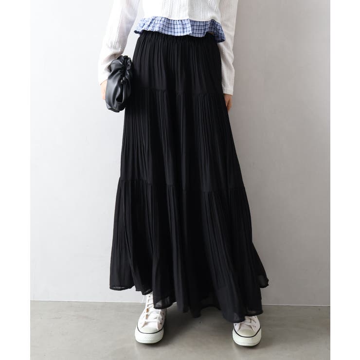 プリーツティアードスカート | SpRay | 詳細画像12 