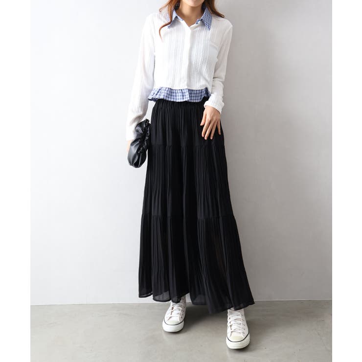 プリーツティアードスカート | SpRay | 詳細画像13 