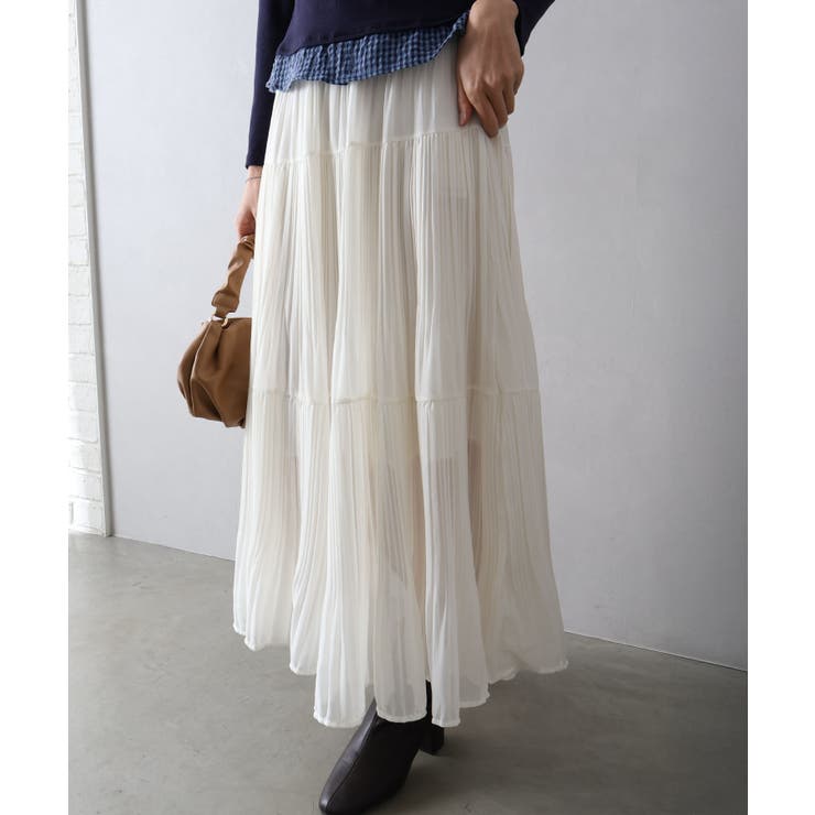 プリーツティアードスカート | SpRay | 詳細画像3 