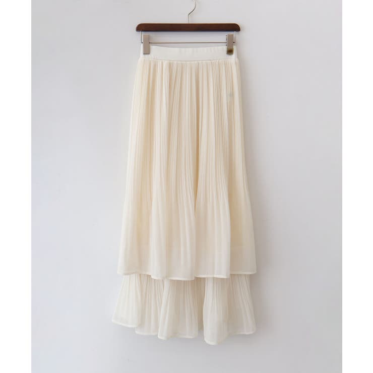 シアプリーツティアードスカート | SpRay | 詳細画像14 