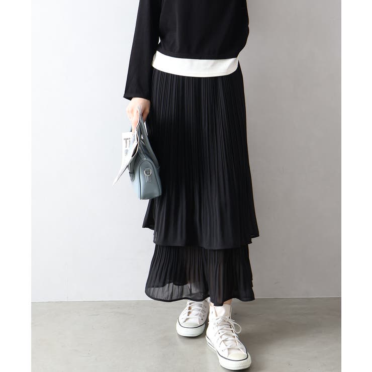 シアプリーツティアードスカート | SpRay | 詳細画像2 