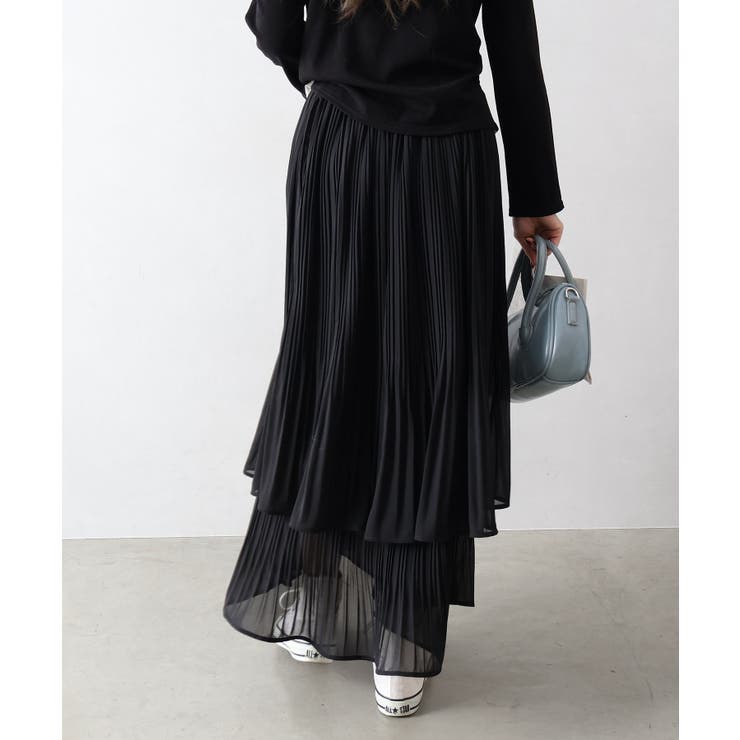 シアプリーツティアードスカート | SpRay | 詳細画像5 