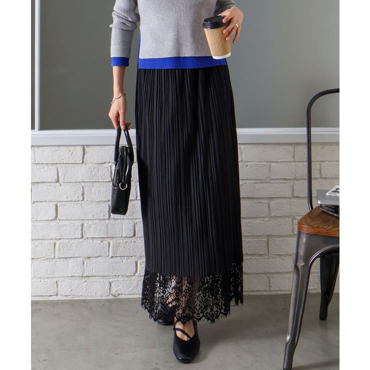 レースリバーシブルロングスカート | SpRay | 詳細画像10 