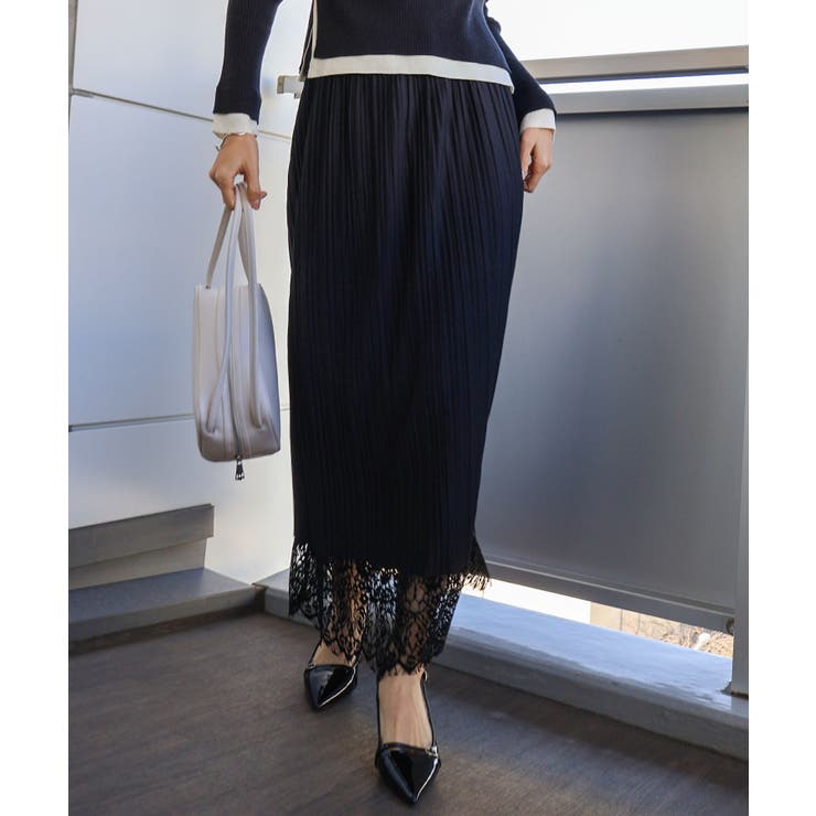 レースリバーシブルロングスカート | SpRay | 詳細画像15 