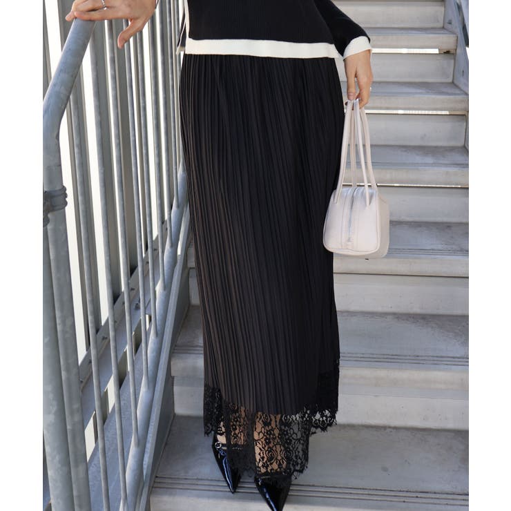 レースリバーシブルロングスカート | SpRay | 詳細画像19 