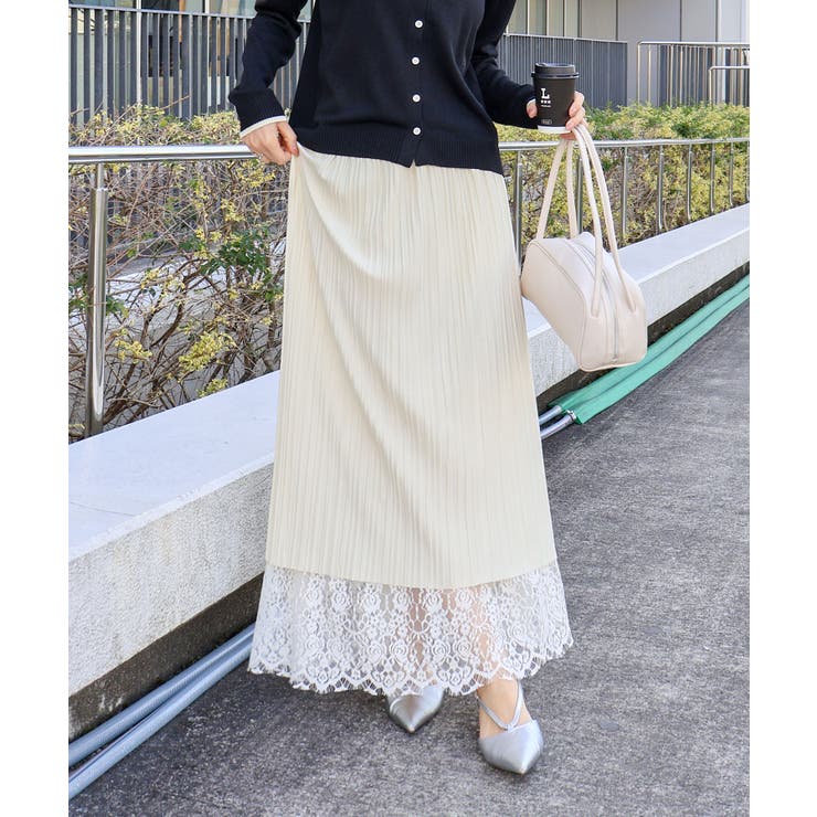 レースリバーシブルロングスカート | SpRay | 詳細画像21 