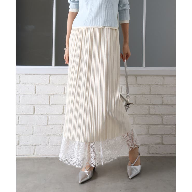 レースリバーシブルロングスカート | SpRay | 詳細画像26 