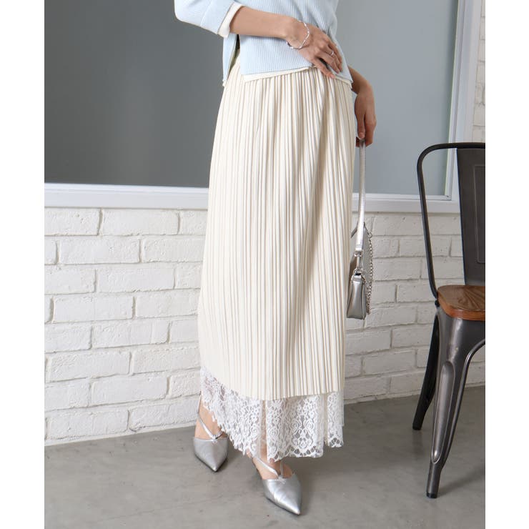 レースリバーシブルロングスカート | SpRay | 詳細画像29 