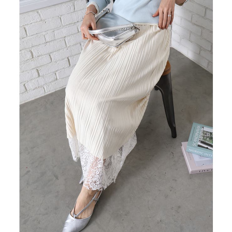 レースリバーシブルロングスカート | SpRay | 詳細画像32 