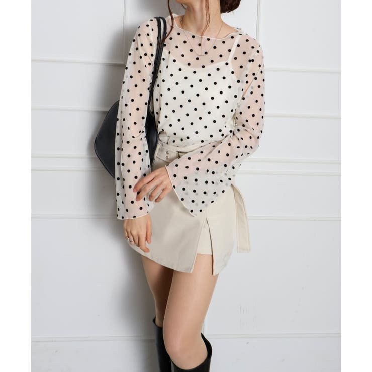 ベルト付きスリットミニスカート | SpRay | 詳細画像11 