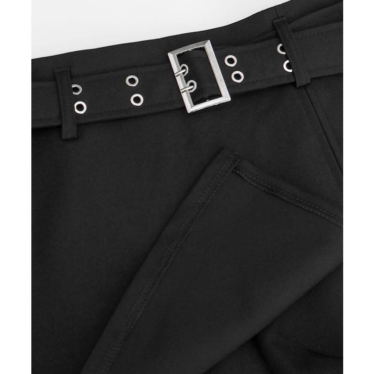 ベルト付きスリットミニスカート | SpRay | 詳細画像21 