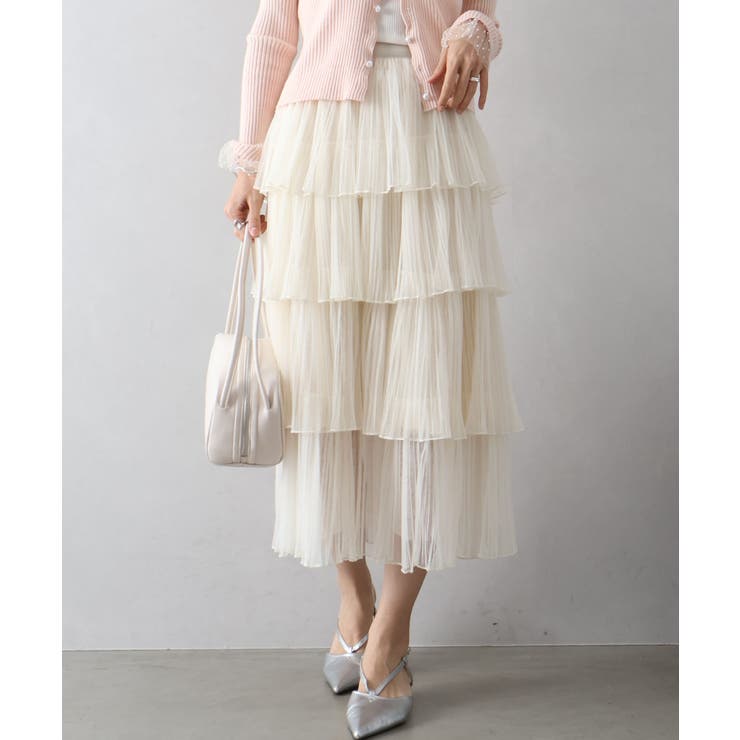チュールティアードロングスカート | SpRay | 詳細画像29 