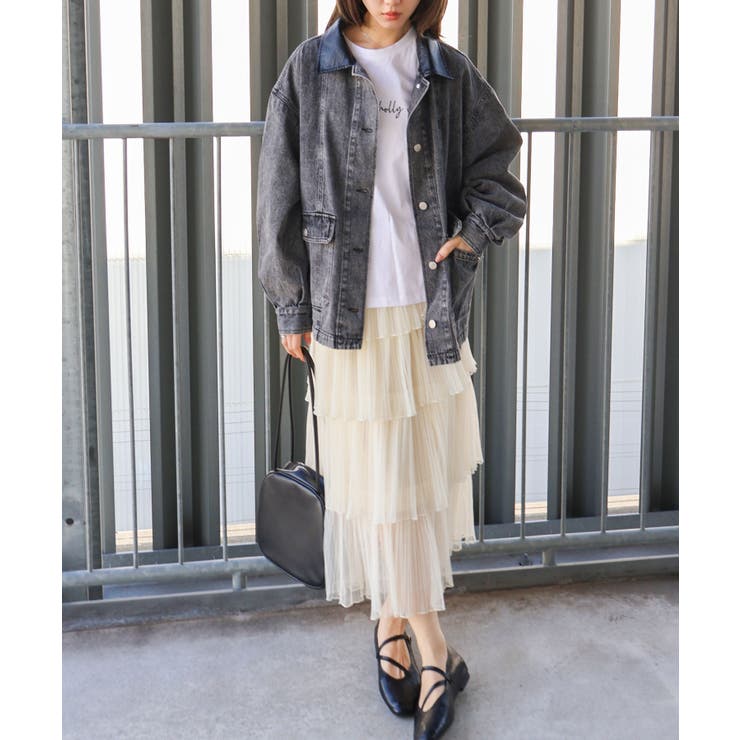 チュールティアードロングスカート | SpRay | 詳細画像45 