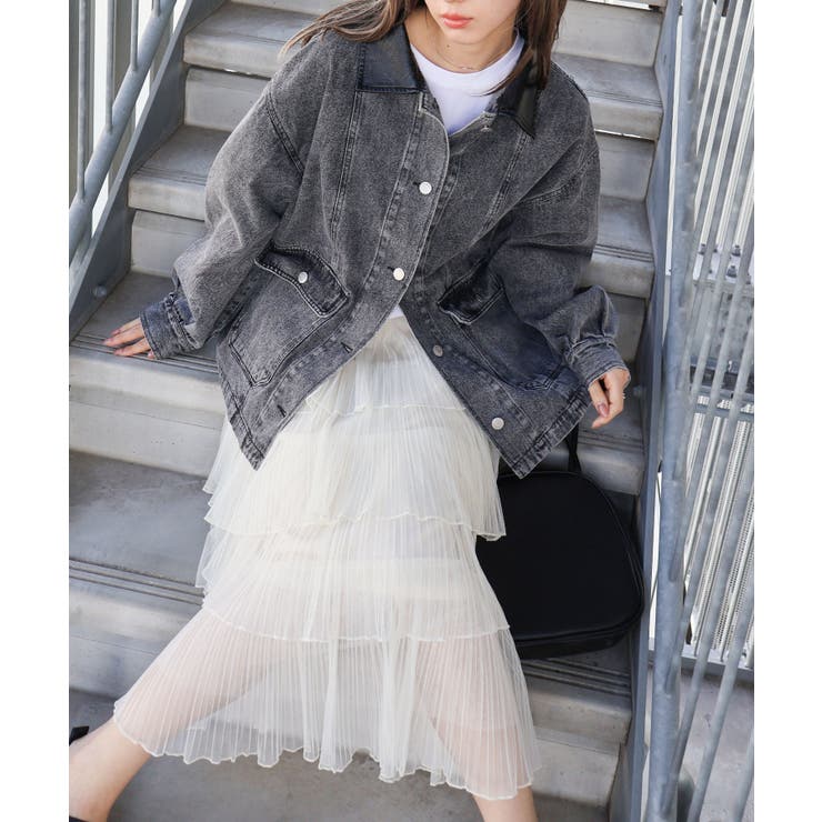 チュールティアードロングスカート | SpRay | 詳細画像48 