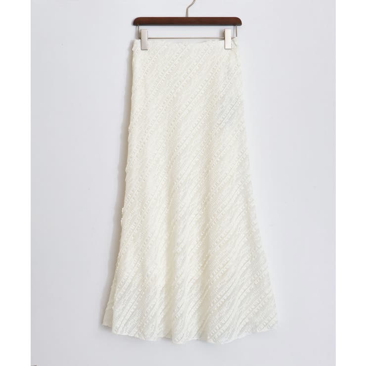 カットレースフレアロングスカート | SpRay | 詳細画像17 