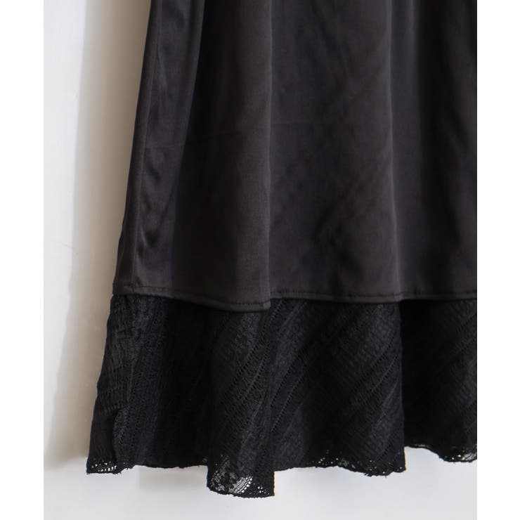 カットレースフレアロングスカート | SpRay | 詳細画像21 