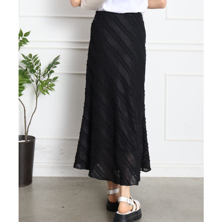 カットレースフレアロングスカート | SpRay | 詳細画像6 