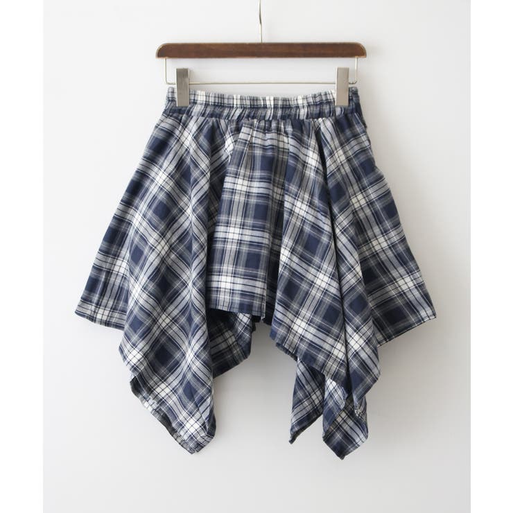 チェックアシメミニスカート | SpRay | 詳細画像19 