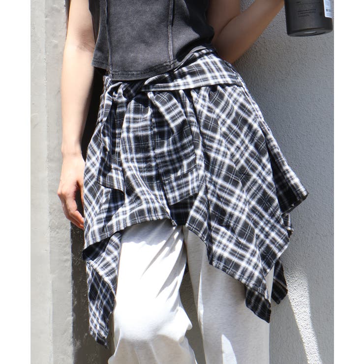チェックアシメミニスカート | SpRay | 詳細画像51 
