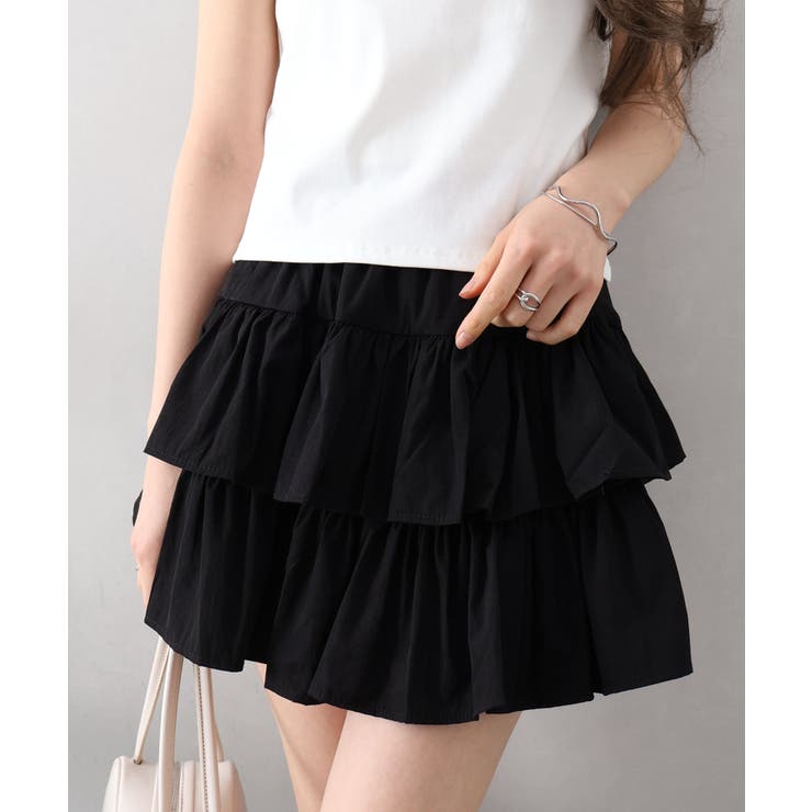 フリルティアードミニスカート | SpRay | 詳細画像2 