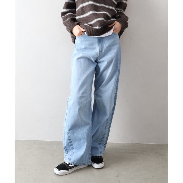 カーブデニムパンツ | SpRay | 詳細画像4 