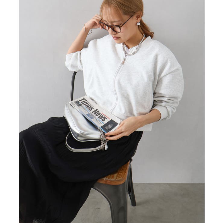 スウェットクロップドブルゾン | SpRay | 詳細画像18 