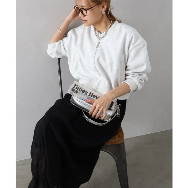 スウェットクロップドブルゾン | SpRay | 詳細画像19 