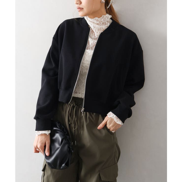 スウェットクロップドブルゾン | SpRay | 詳細画像27 