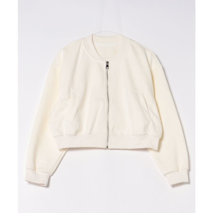 スウェットクロップドブルゾン | SpRay | 詳細画像3 