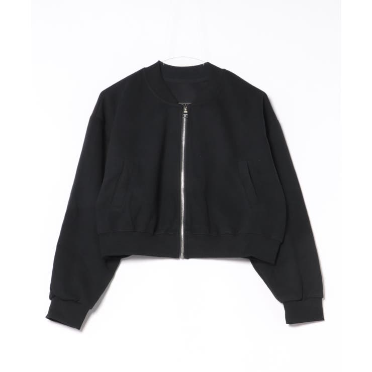 スウェットクロップドブルゾン | SpRay | 詳細画像4 