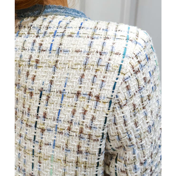 デニムトリミツィードジャケット | SpRay | 詳細画像12 