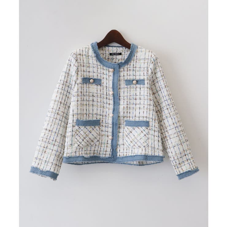 デニムトリミツィードジャケット | SpRay | 詳細画像14 